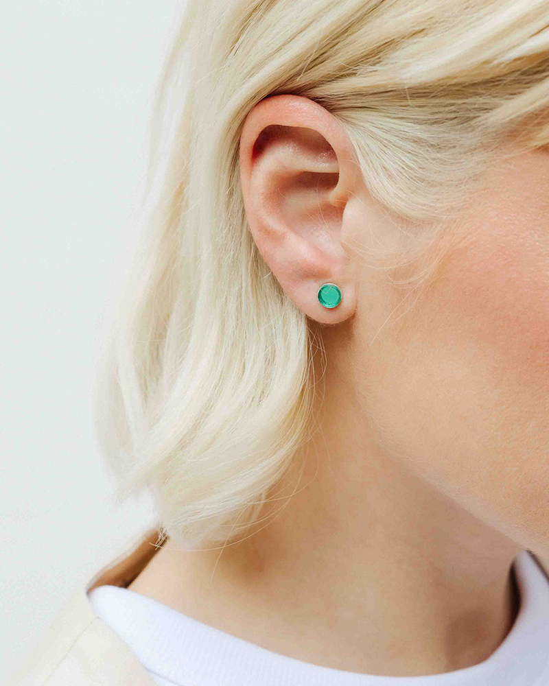 Pendientes de metacrilato LUNA. ALMALEON
