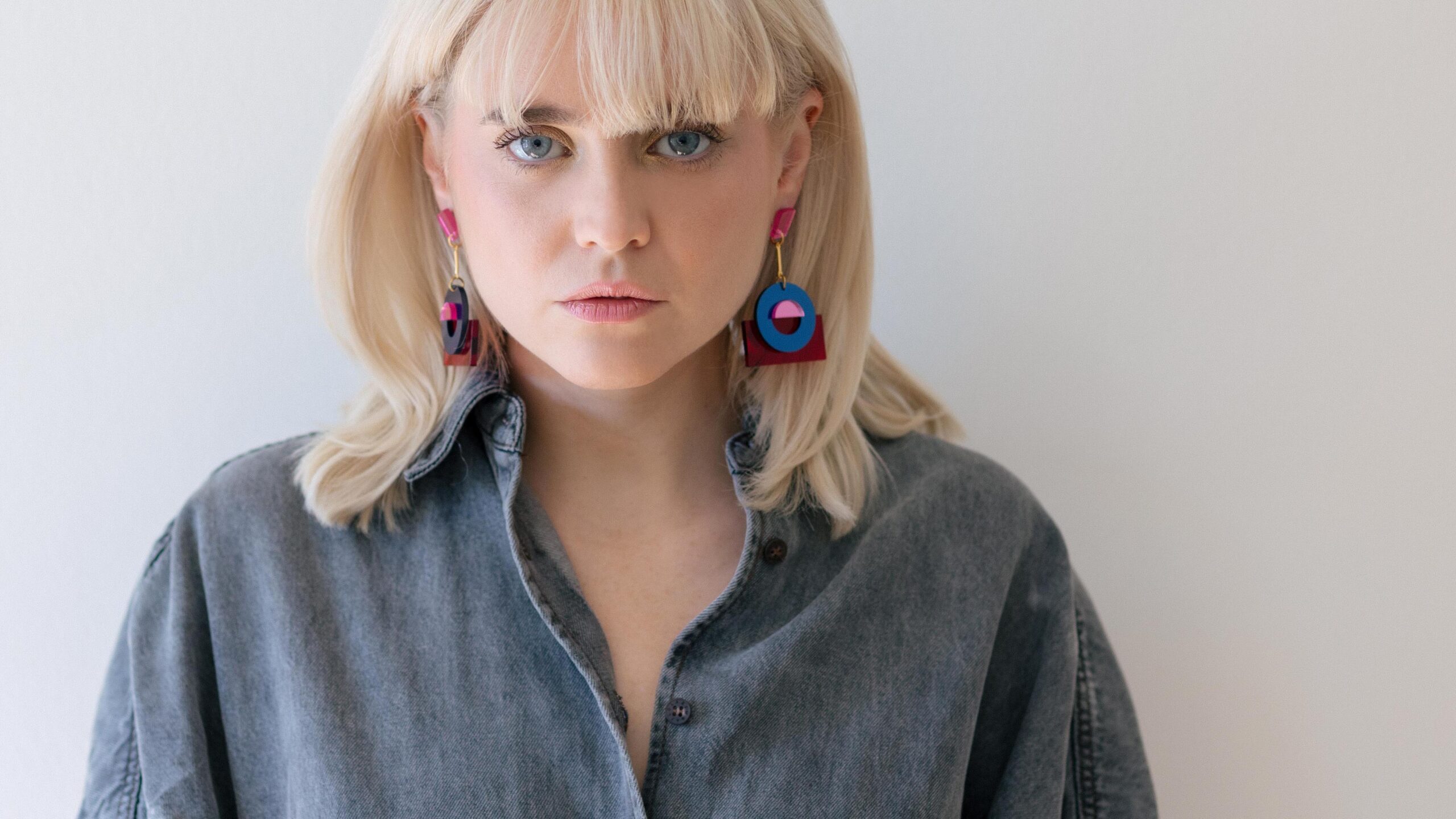 pendientes iso rojo carrusel kunst